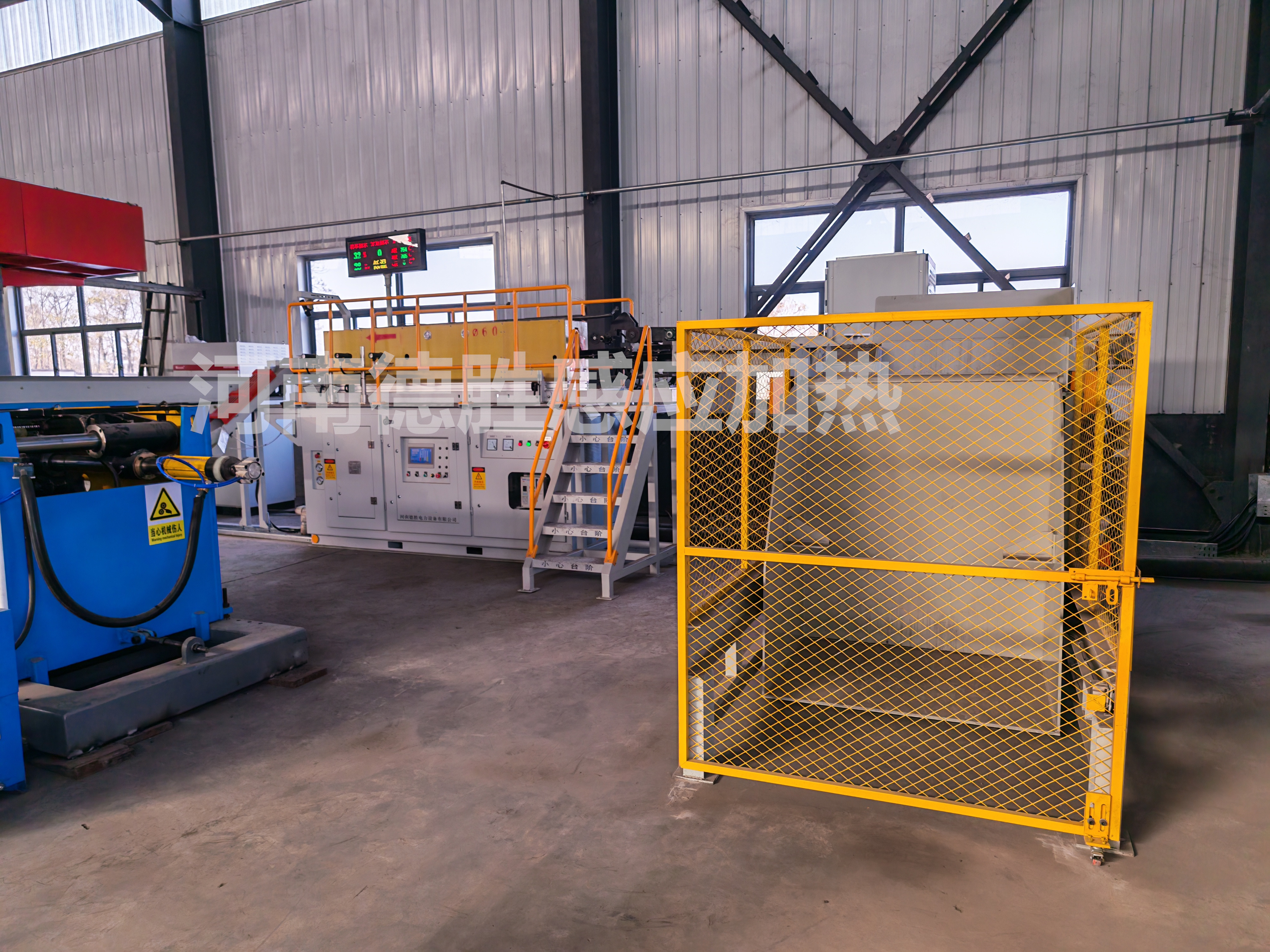 全闭环圆钢锻造中频感应加热设备